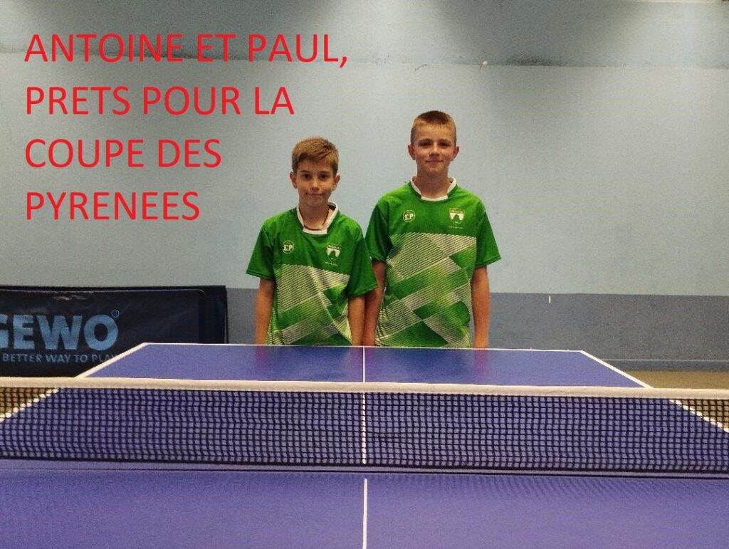 ANTOINE ET PAUL, PRETS POUR LA COUPE DES PYRENEES